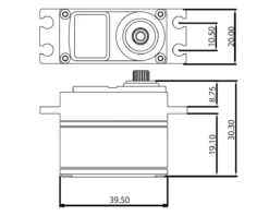ProTek RC 160SS Low Profile Super Speed Metal Gear Servo High Voltage/Metal Case -Model Collector Hub ptk 160ss 2
