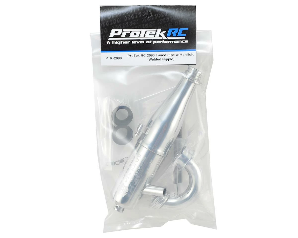 ProTek RC 2090 Tuned Exhaust Pipe w/75mm Manifold (Welded Nipple) 4 ProTek RC 2090 Tuned Exhaust Pipe w/75mm Manifold (Welded Nipple) - Image 2
