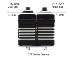 ProTek RC 155T Metal Servo Gear Set (Gasket Spline) 7 ProTek RC 155T Metal Servo Gear Set (Gasket Spline) -Model Collector Hub ptk 3055 2