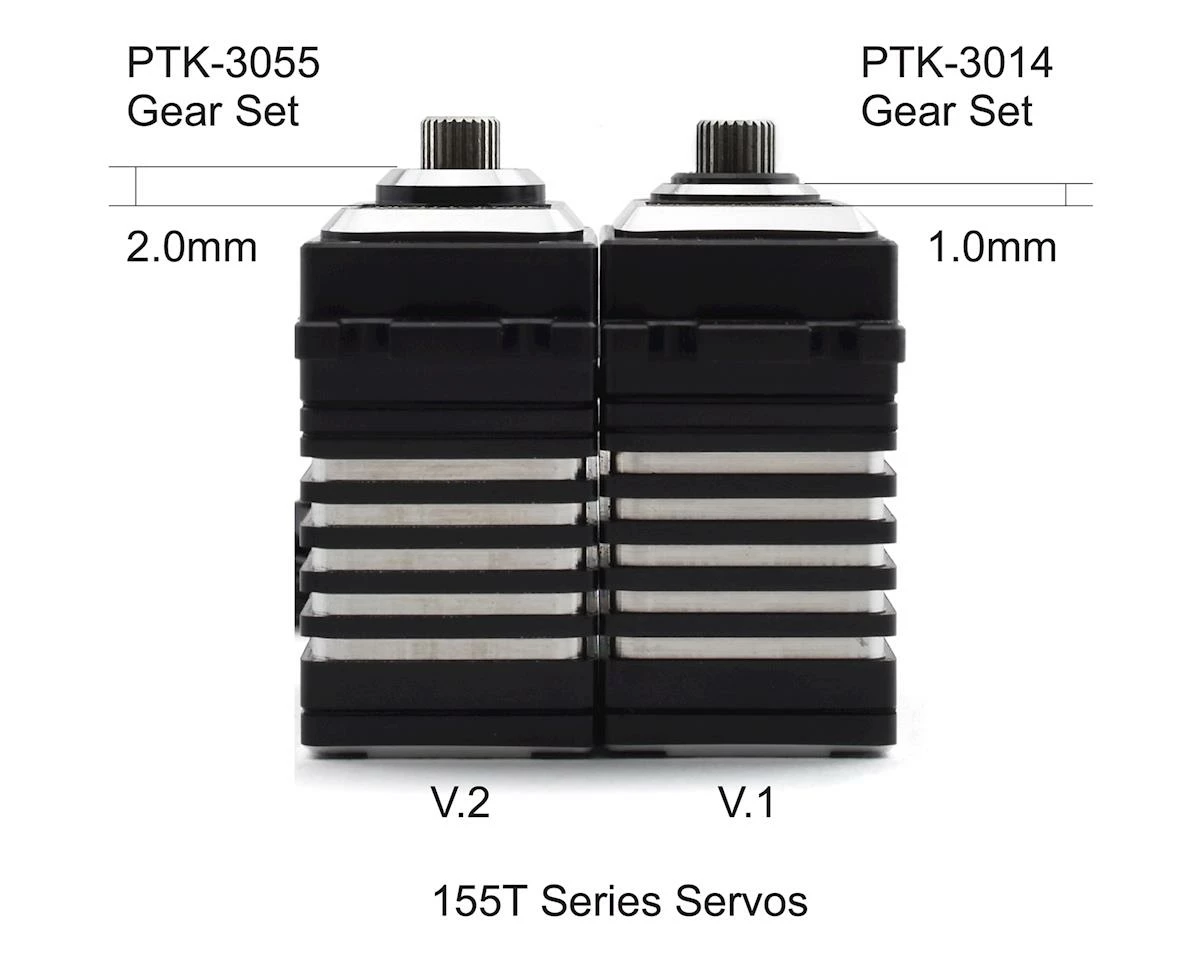 ProTek RC 155T Metal Servo Gear Set (Gasket Spline) 5 ProTek RC 155T Metal Servo Gear Set (Gasket Spline) - Image 3