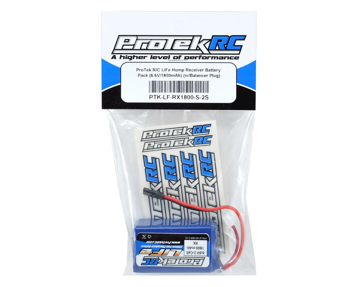 ProTek RC LiFe Kyosho & Tekno Hump Receiver Battery Pack (6.6V/1800mAh) (w/Balancer Plug) 4 ProTek RC LiFe Kyosho & Tekno Hump Receiver Battery Pack (6.6V/1800mAh) (w/Balancer Plug) - Image 2