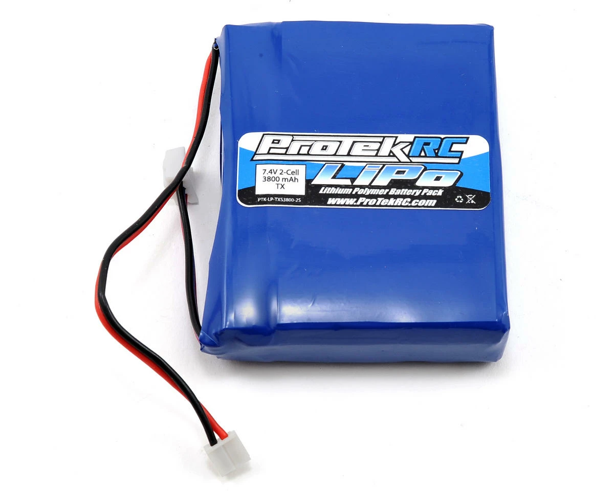 ProTek RC LiPo Spektrum DX7S/DX8/DX9 Transmitter Battery (7.4V/3800mAh) 3 ProTek RC LiPo Spektrum DX7S/DX8/DX9 Transmitter Battery (7.4V/3800mAh)