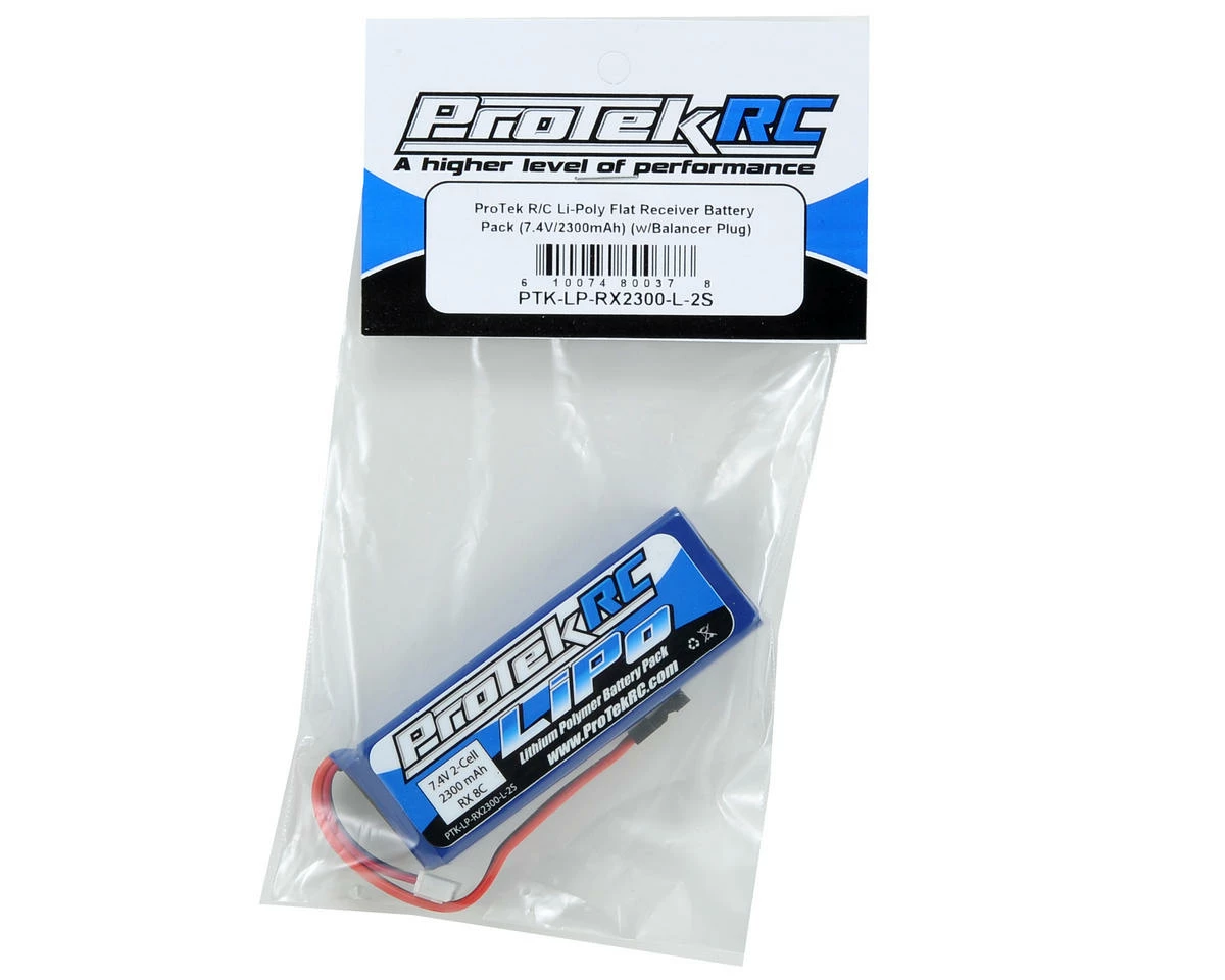 ProTek RC LiPo Receiver Battery Pack (7.4V/2300mAh) (Mugen/AE/8ight-X) (w/Balance Plug) 4 ProTek RC LiPo Receiver Battery Pack (7.4V/2300mAh) (Mugen/AE/8ight-X) (w/Balance Plug) - Image 2