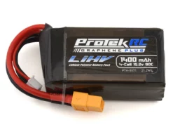 ProTek RC 4S 90C Si-Graphene + HV LiPo Battery w/XT60 Connector (15.2V/1400mAh)
