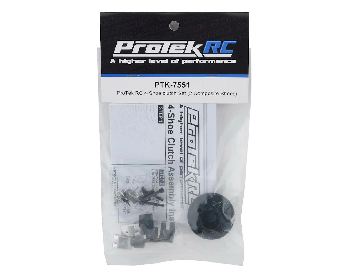 ProTek RC 34mm 4-Shoe Off-Road Clutch Set (2 Aluminum/2 Composite Shoes) 4 ProTek RC 34mm 4-Shoe Off-Road Clutch Set (2 Aluminum/2 Composite Shoes) - Image 2