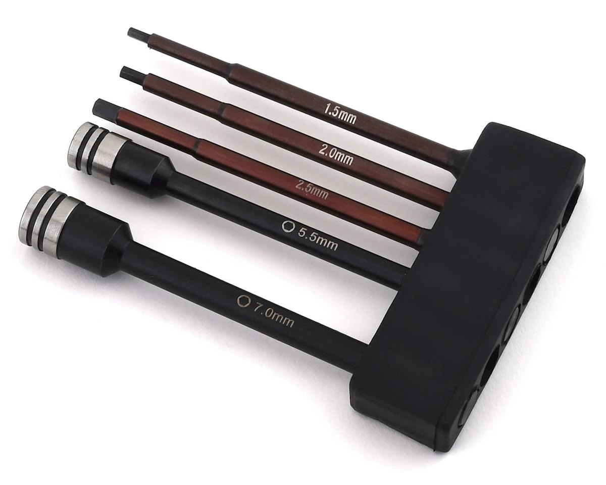 ProTek RC "TruTorque" 5-Piece 1/4" Drive Hex & Nut Driver Set (1.5, 2.0, 2.5mm Hex & 5.5, 7mm Nut Driver) 4 ProTek RC "TruTorque" 5-Piece 1/4" Drive Hex & Nut Driver Set (1.5, 2.0, 2.5mm Hex & 5.5, 7mm Nut Driver) - Image 2